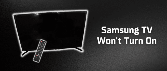 Samsung TV won't turn on featured image