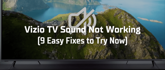 Vizio TV sound not working featured image