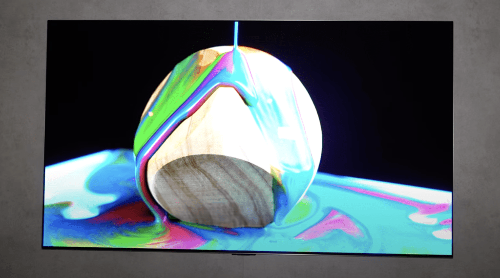 Photo of an LG MLA-OLED TV