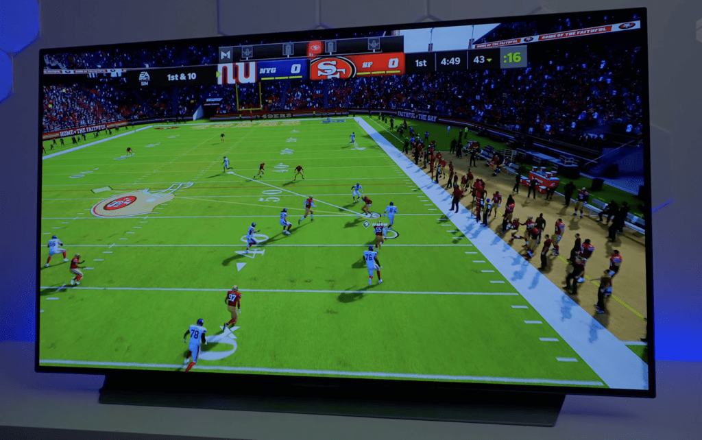 Photo of an LG OLED TV