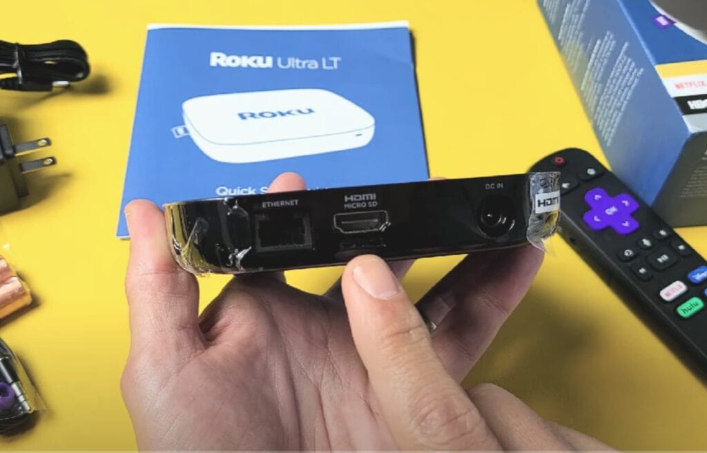 Ethernet port on a Roku device