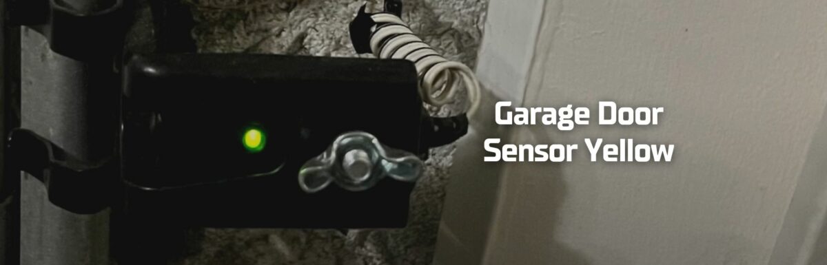 Garage door sensor yellow featured image