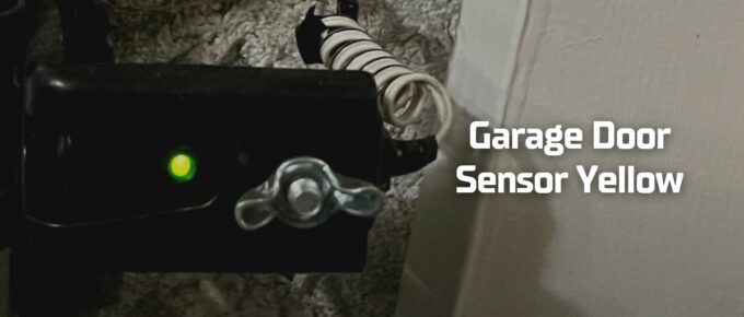 Garage door sensor yellow featured image