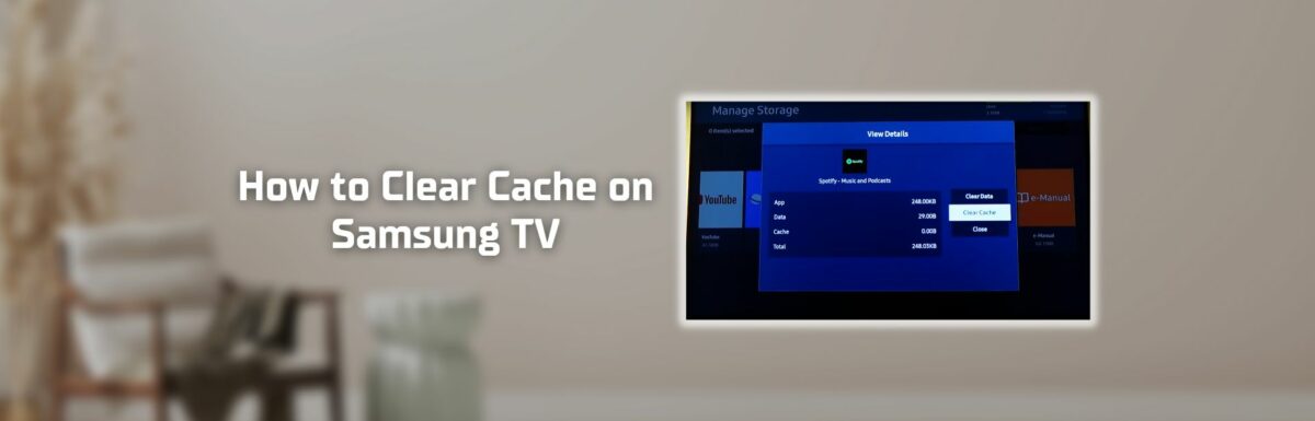 How to clear cache on Samsung TV featured image